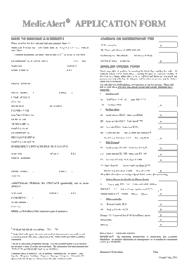 Free Download PDF Books, Medical Alert Order Form Sample Template