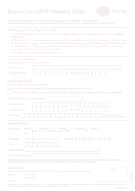 Post Office Money Order Form Template