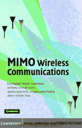Free Download PDF Books, Mimo Wireless Communications