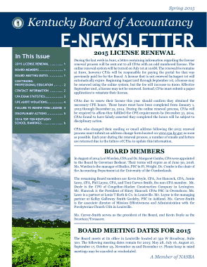 Accountancy Email Newsletter Template