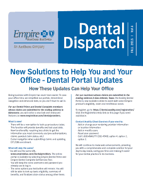 Dental Office Newsletter Template