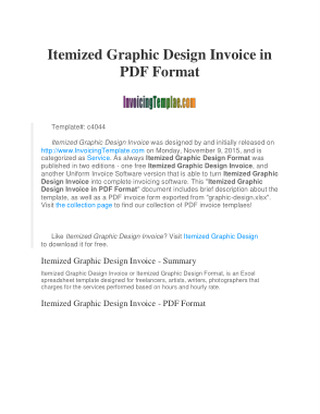 Download Graphic Design Invoice Template