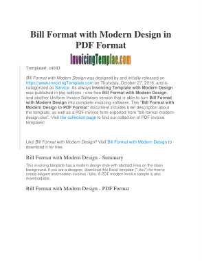 Free Download PDF Books, Graphic Design Invoice Example Template