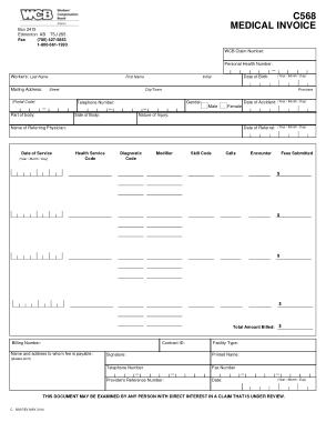 Generic Medical Invoice Template