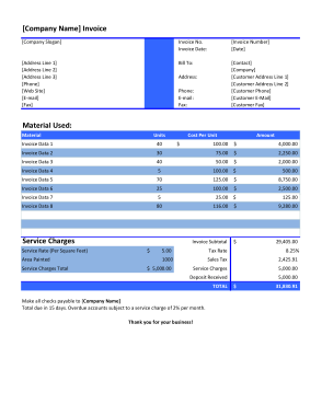 Free Download PDF Books, Painting Company Invoice Template