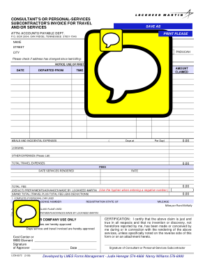 Personal Invoice Printable Template