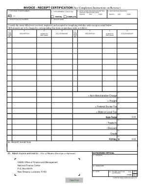 Free Download PDF Books, Invoice Certification Receipt Form Template
