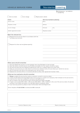 Free Download PDF Books, Car Service Invoice Template