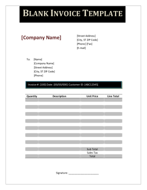 Create An Invoice In Word Template