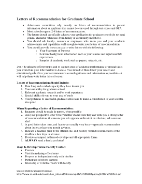 Academic Recommendation Letter For Graduate School Template