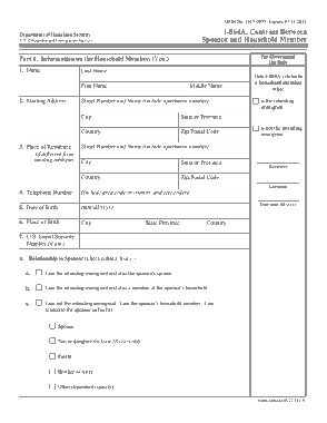 Free Download PDF Books, Form I 864A Affidavit of Support Template