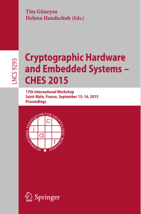 Free Download PDF Books, Cryptographic Hardware and Embedded Systems CHES 2015