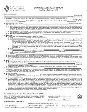 Free Download PDF Books, Sample Commercial Lease Agreement Form Template