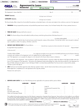 Free Download PDF Books, Tenancy Lease Agreement Form Template