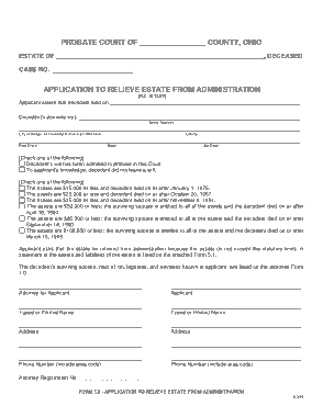 Free Download PDF Books, Ohio Small Estate Affidavit Form Template