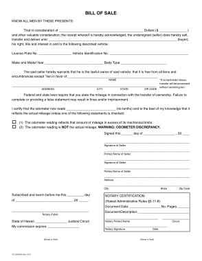Free Download PDF Books, Hawaii Motor Vehicle Bill Of Sale Cs Lmvr40 Form Template