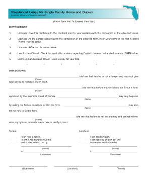 Free Download PDF Books, Florida Association Of Realtors Lease Agreement For Single Family Form Template