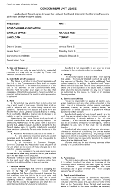 Free Download PDF Books, New York Condominium Lease Agreement Form Template