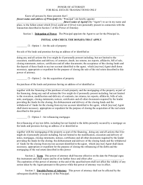 Vermont Real Estate Power Of Attorney Form Template