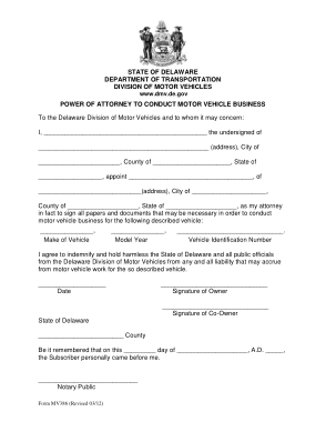 Free Download PDF Books, De Motor Vehicle Power Of Attorney Mv 386 Form Template