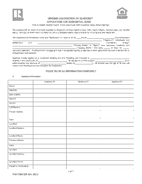 Free Download PDF Books, Virginia Rental Application Form