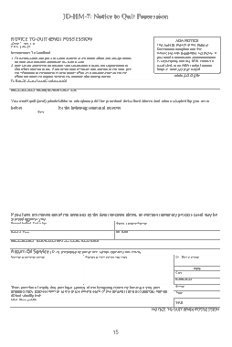 Free Download PDF Books, Connecticut Notice To Quit End Possession Form Jd Hm 7 Form Template