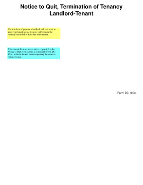 Free Download PDF Books, Michigan Standard Notice To Quit Form Dc 100c Form Template