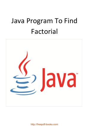 Java Program To Find Factorial