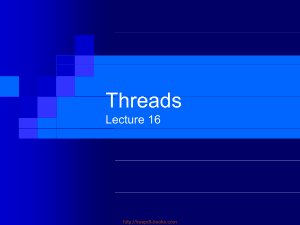 Java Threads – Java Lecture 16