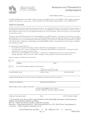 Usaa Direct Deposit Authorization Form Template