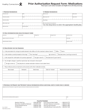 Select Health Prior Authorization Form Fillable Template