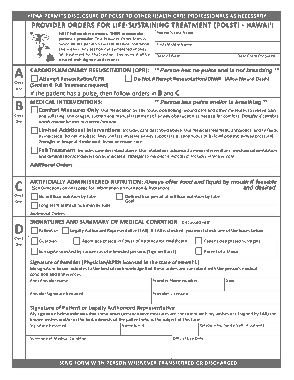 Free Download PDF Books, Hawaii Do Not Resuscitate Order Form Polst Form Template