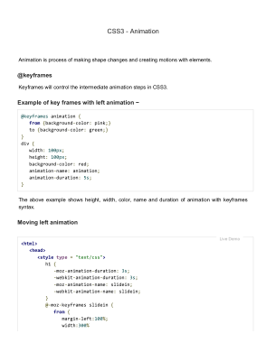 CSS3 Animation _ with Examples