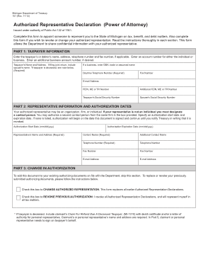 Free Download PDF Books, Michigan Tax Power Of Attorney Form 151 Form Template