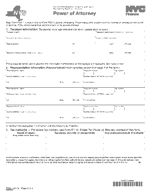 Free Download PDF Books, New York Tax Power Of Attorney Poa1 Form Template