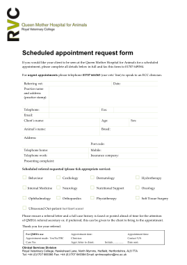Client Appointment Request Letter Template