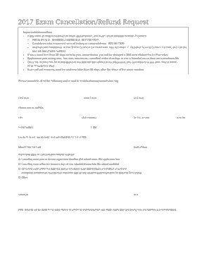 Refund Cancellation Request Letter Template