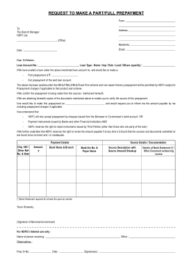 General Document Request Letter Sample Template