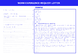 Request For Job Experience Letter Template