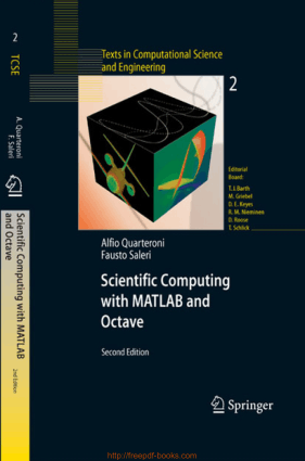 Scientific Computing With MATLAB And Octave 2nd Edition