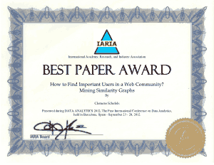Best Paper Award Certificate Template