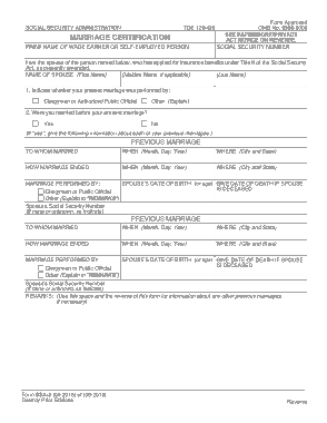 Sample Marriage Certification Template