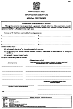 Simple Medical Certificate Template