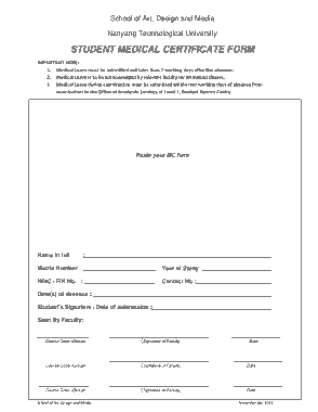 Free Download PDF Books, Medical Certificate for School Sample Template