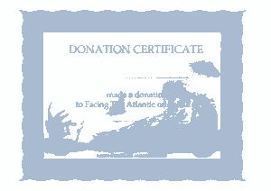 Sample Donation Certificate Template