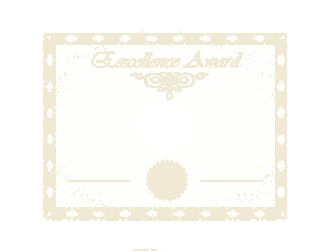 Employee Excellence Award Certificate Sample Template