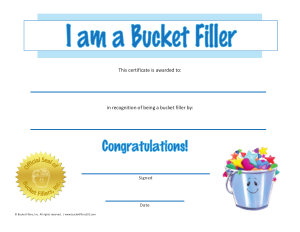 Downloadable Certificate of Recognition Template