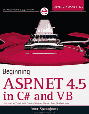 Free Download PDF Books, Beginning ASP.Net In C# And VB, Pdf Free Download