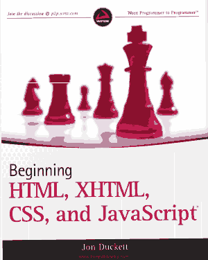 Free Download PDF Books, Free Book Beginning HTML XHTML CSS And JavaScript
