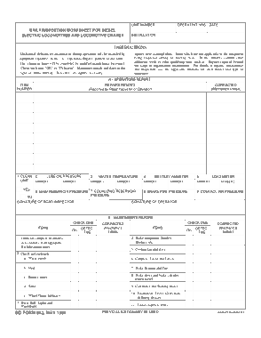 Daily Inspection Worksheet for Locomotives and Cranes Form Template